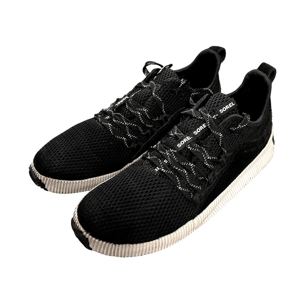 Sorel Womens 8 Out n About Plus Sneakers $164 Light Rain Comfort Shoes Black - Picture 2 of 9